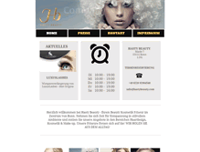Tablet Screenshot of hastybeauty.com